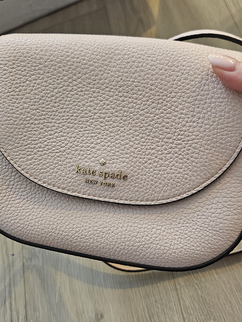 kate spade Pale Pink Leather Crossbody NWOT